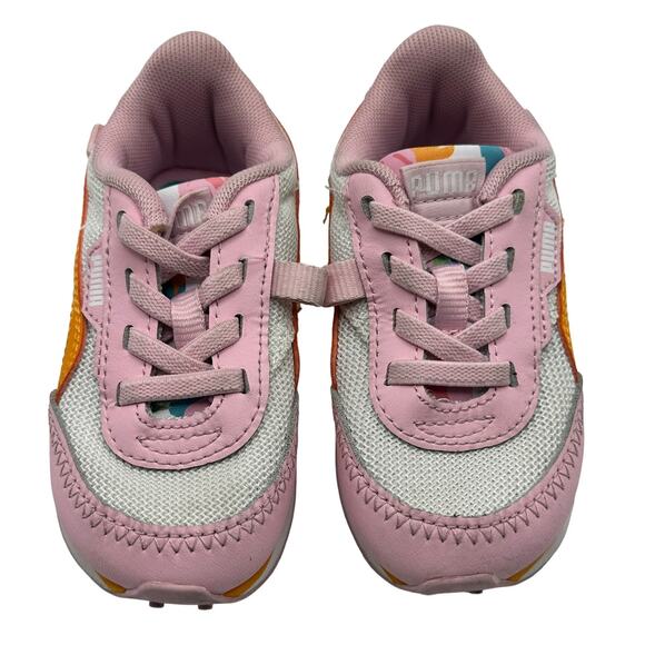 Puma Future Rider Flower Aura Sneaker Girls Toddler Size 6C - Picture 2 of 8